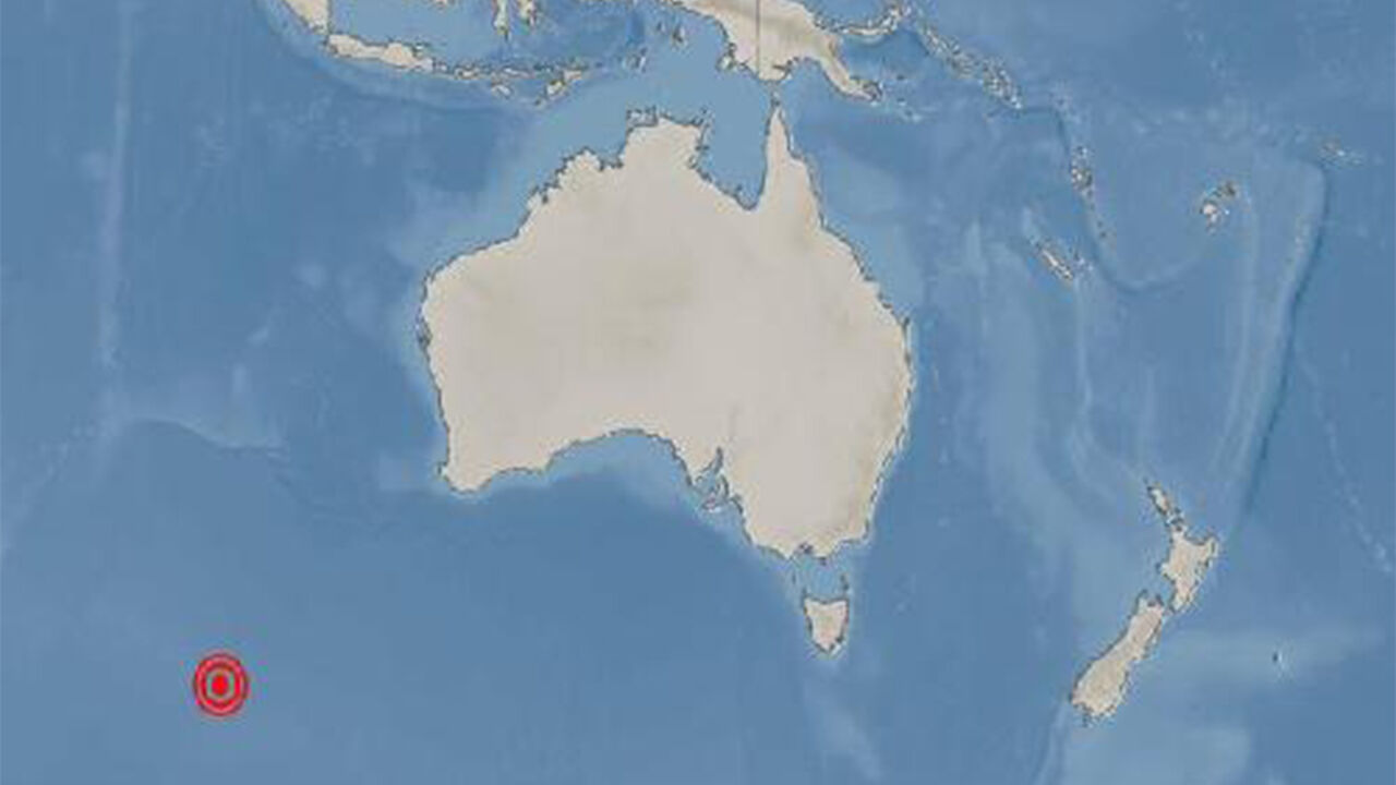 남동인도양서 규모 6.0 지진 발생