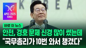 [바로이뉴스] 외국 정상 안전, 경호 문제 걸렸는데…"국무총리가 경주 10번이나 와서 챙겼다"