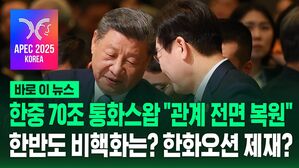 [바로이뉴스] "한중관계 전면 복원" 70조 원 통화 스왑 체결…한반도 비핵화는? 한화 오션 제재?