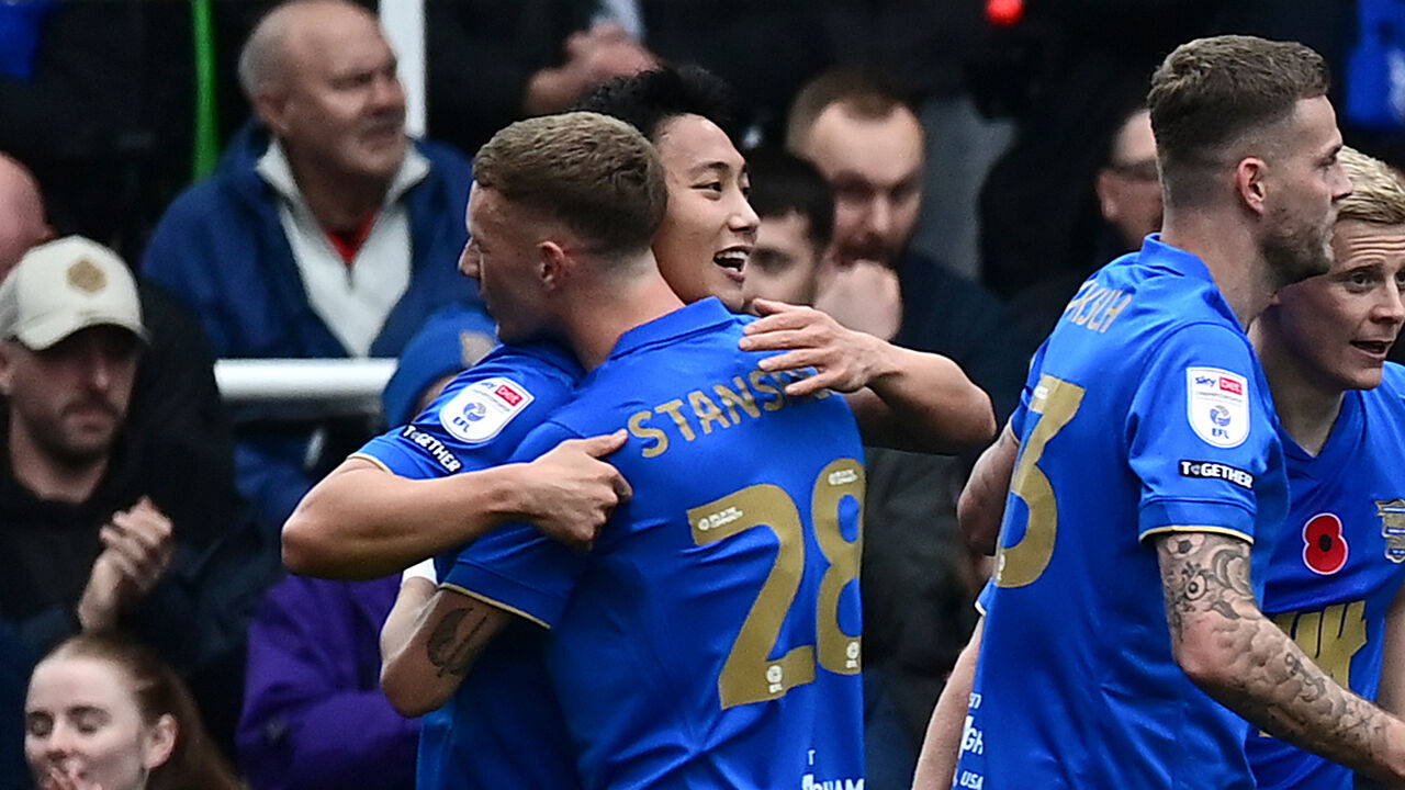 '다이빙 헤더 결승골' 백승호, 양민혁과 '코리안 더비' 대승 앞장