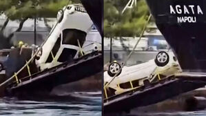 선박서 내리다 '휙' 뒤집혔다…아찔 사고에 결국