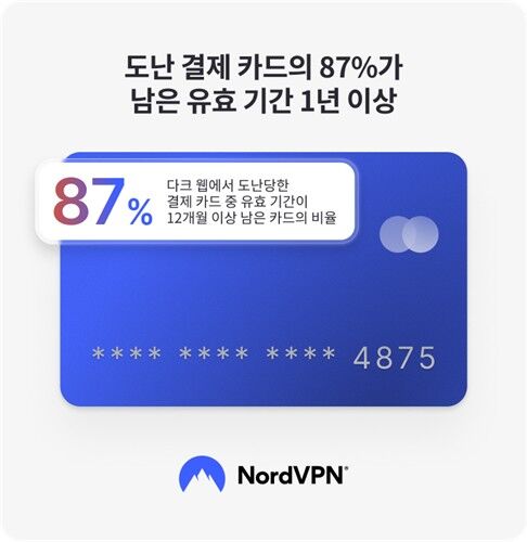 도난 카드 자료화면(사진=노드VPN 제공, 연합뉴스)