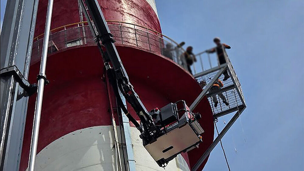 지난 8.28 배출 물질 측정 중 사망자 발생한 전북 전주의 모 발전소 굴뚝