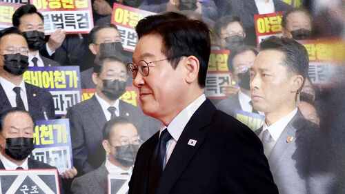 시정연설 야당 보이콧하자 "좀 허전"…국힘 "이젠 전쟁"