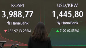 삼전, 한때 '10만전자' 깨져…SK하이닉스도 5%대 하락