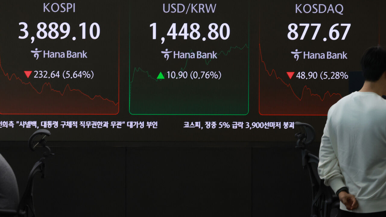 '검은 수요일' 코스피 6%↓…급등 부담 속 'AI 버블론' 직격
