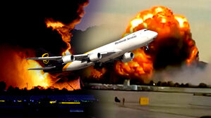 불붙은 채 이륙하다 '펑'…추락 항공기에 불바다 된 공항