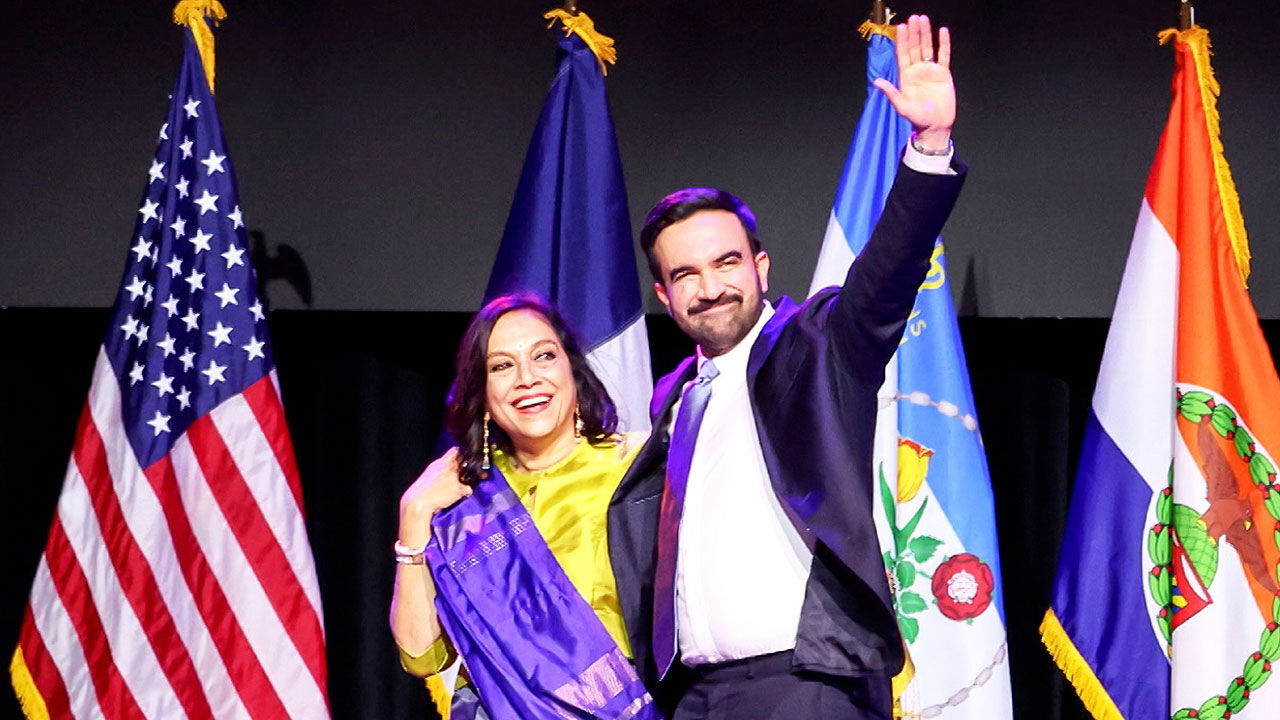 맘다니, 당선 일성 "난 민주사회주의자"…지지자들 "정치혁명"