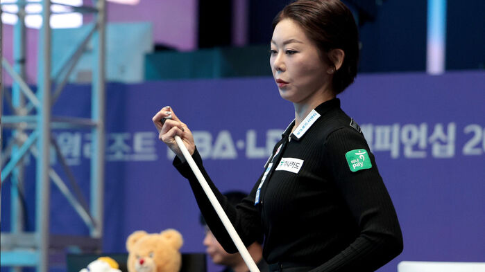 정수빈에게 덜미가 잡혀 7차 투어에서 탈락한 김가영