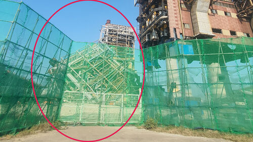 "쾅 소리에 돌아보니 와르르"…화력발전소 폭격당한 듯 '처참'