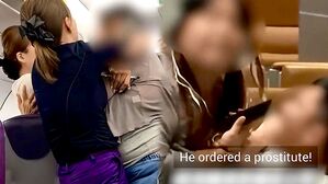 "매춘이야!" 난리 치더니 '엉엉'…비행기 쫓겨난 '이상한 커플'