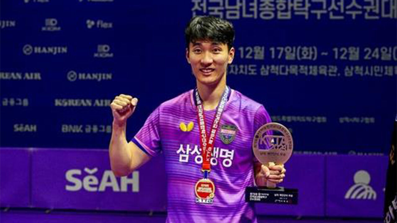 작년 탁구 종합선수권 남자단식 챔피언 이상수 (사진=연합뉴스)