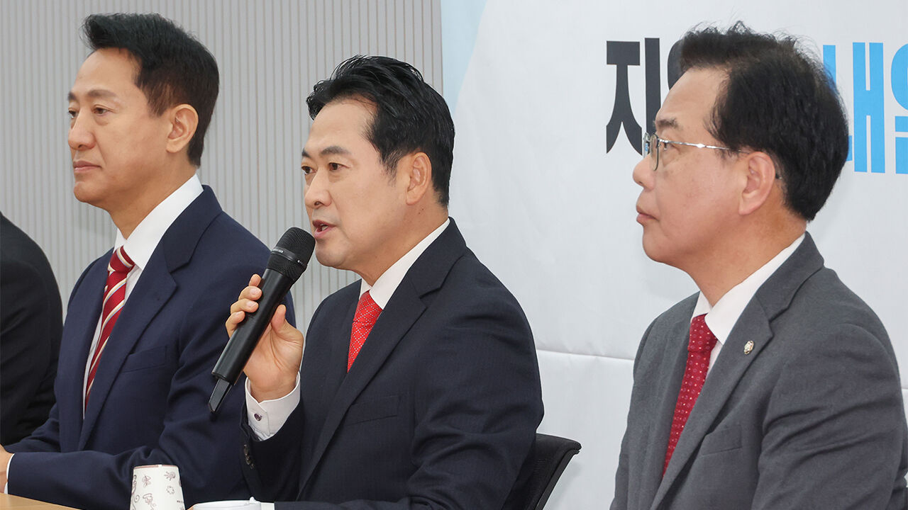 국힘 광역단체장 한자리에…장동혁 "내년 지선, 독재 마지막 저지선"