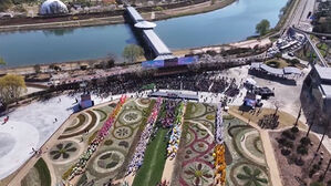 크리스마스 분위기 물씬…순천만국가정원 '산타가든'으로