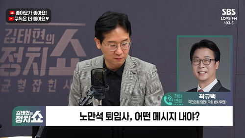 [정치쇼] 곽규택 "與 검사파면법? 檢 손아귀에 넣겠단 것"