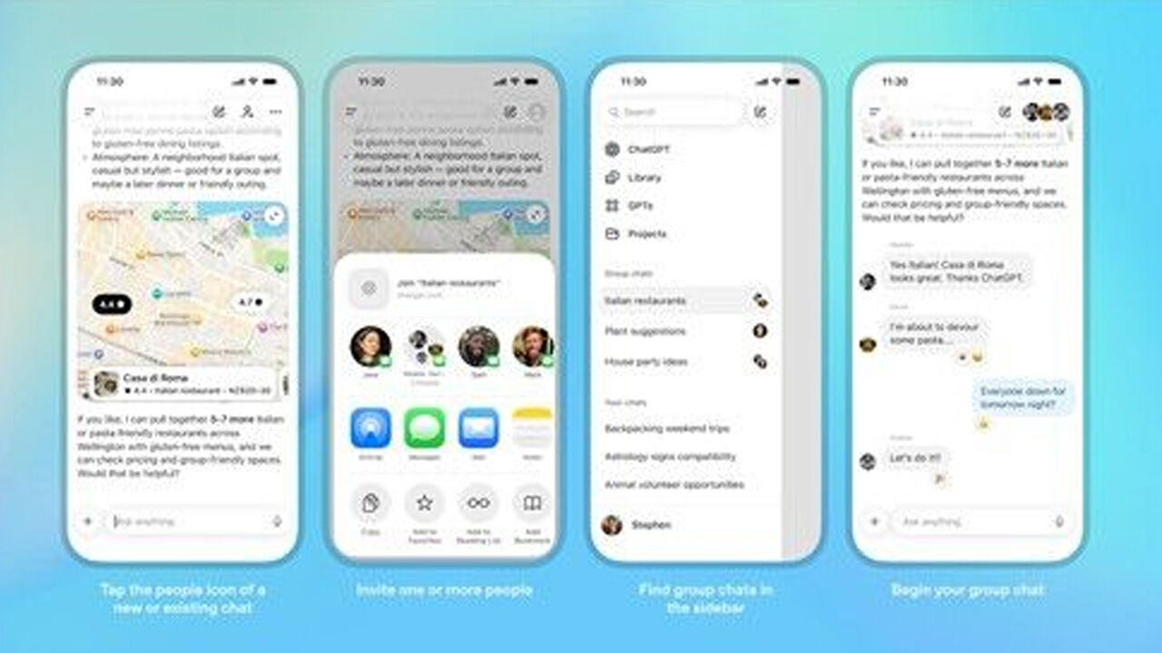 챗GPT, 한국서 '그룹 채팅' 첫 시범 도입