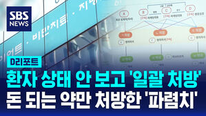 [D리포트] '다이어트 약' 처방 사무장 병원…21억 뒷돈 챙긴 의사 등 14명 검거