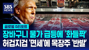 [글로벌D리포트] 미, '장바구니 물가' 급등에 농산물 관세 면제