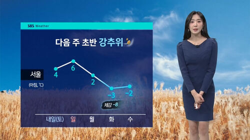 [날씨] 다음 주 강추위…체감온도 영하 8도까지 뚝