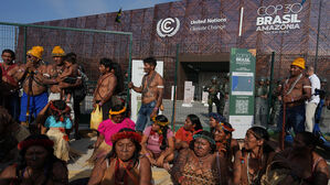 유엔 기후총회서 아마존 원주민 시위 잇따라