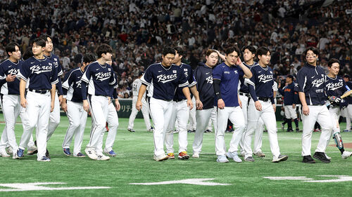 야구대표팀, 일본에 역전패…한일전 10연패