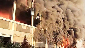 천안 의류 물류센터 큰 화재…전국 '배송 차질'