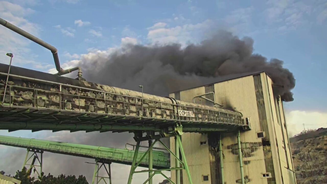 인천 영흥화력발전소 화재…소방당국, 대응 1단계 발령