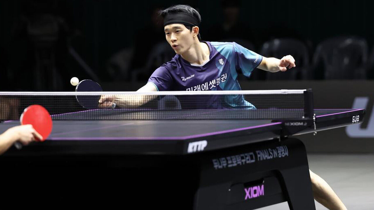 프로탁구리그 파이널스에 나선 우형규 