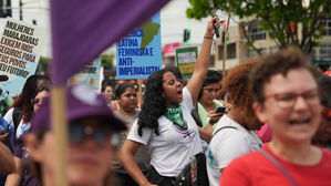 브라질 유엔 기후총회서 5만 명 시위…"아마존 파괴 중단"
