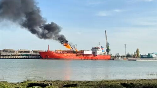 러, 우크라 항구에 정박한 튀르키예 LPG선 공격