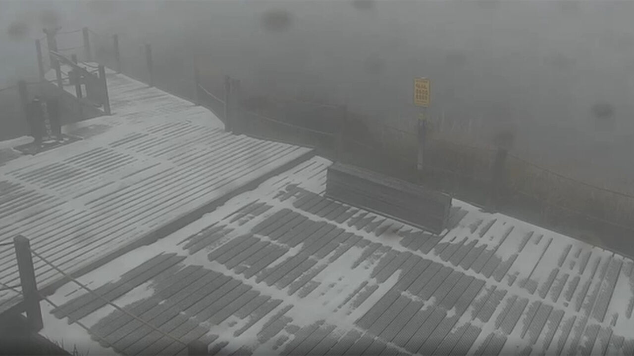 제주 한라산에 올가을 첫눈…20일까지 1∼5cm 적설 예보