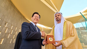 이 대통령, UAE 언론과 인터뷰…"미래 분야 협력 확대"