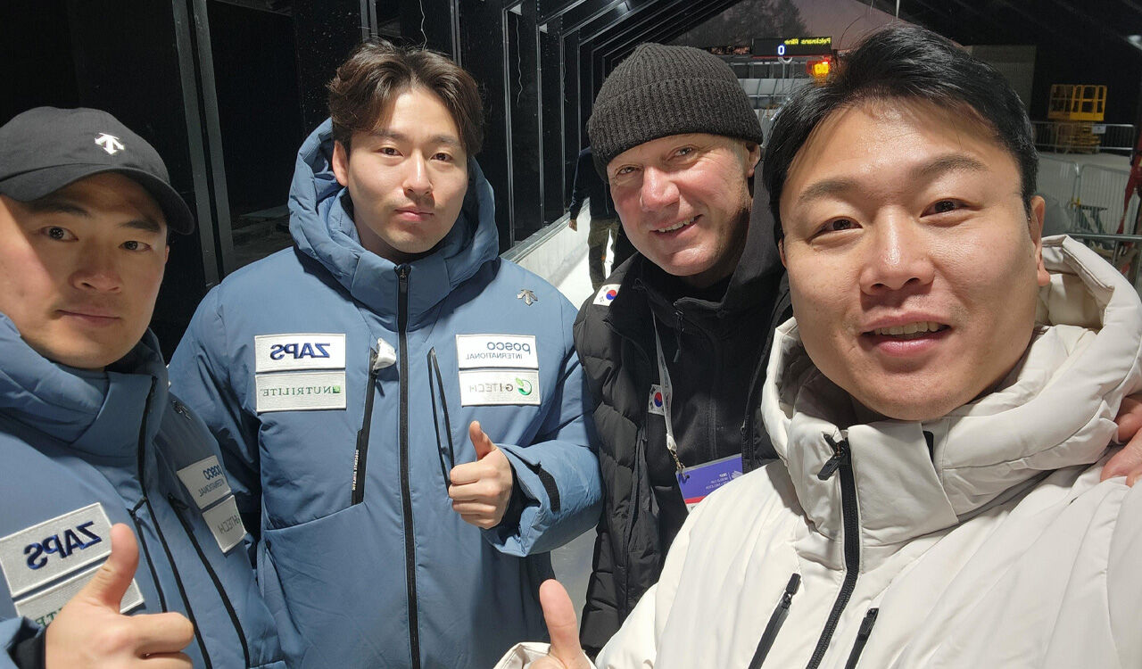 원윤종 IOC 선수위원 후보, 동계 종목 현장 찾아 '얼굴 알리기'