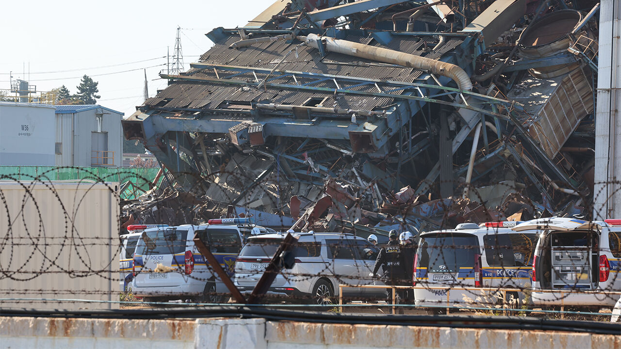 경찰·노동부, 울산화력 붕괴 관련 HJ중공업 본사 등 압수수색