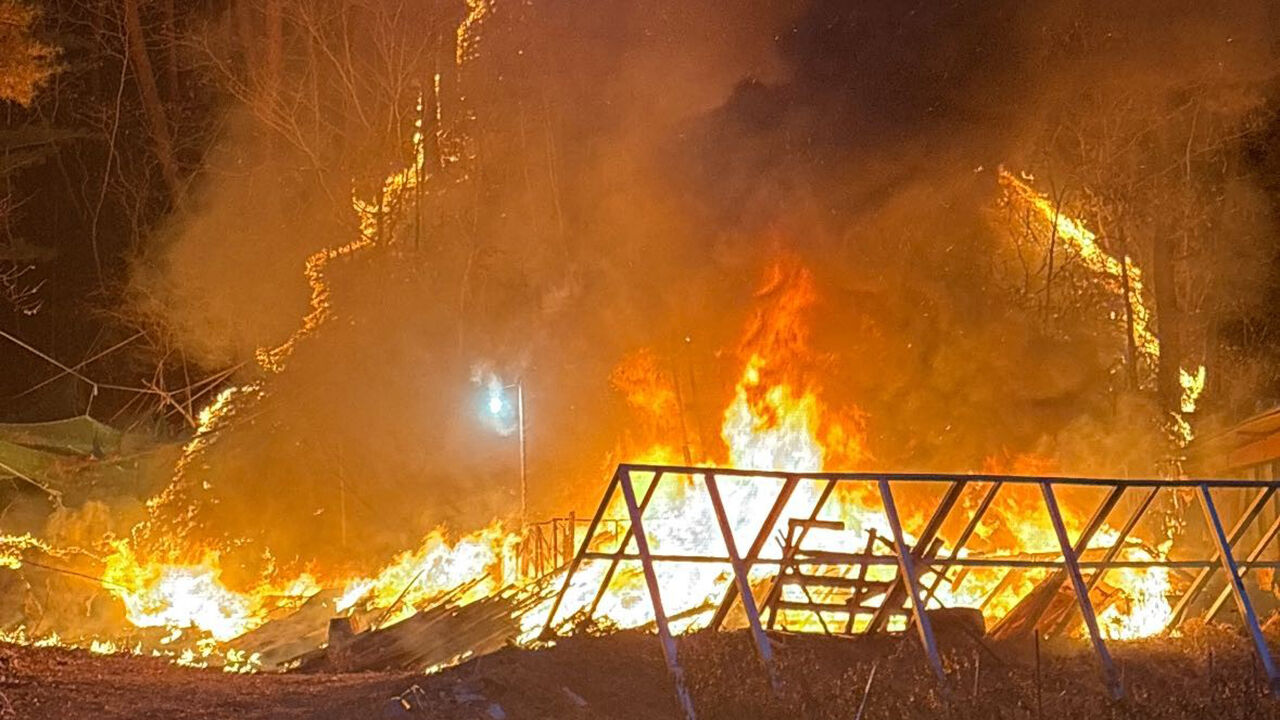 인제 기린면 야산서 산불…인근 주민 사전 대피 권고