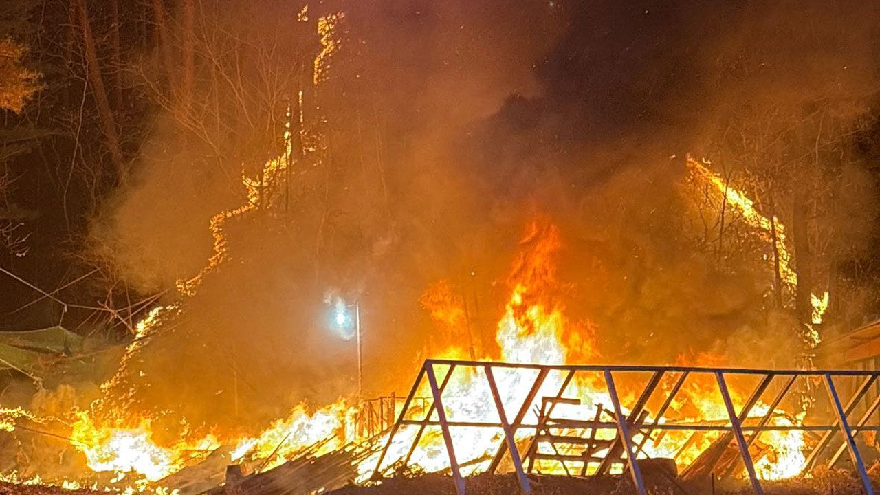 인제 기린면 야산서 산불…인근 주민 사전 대피 권고