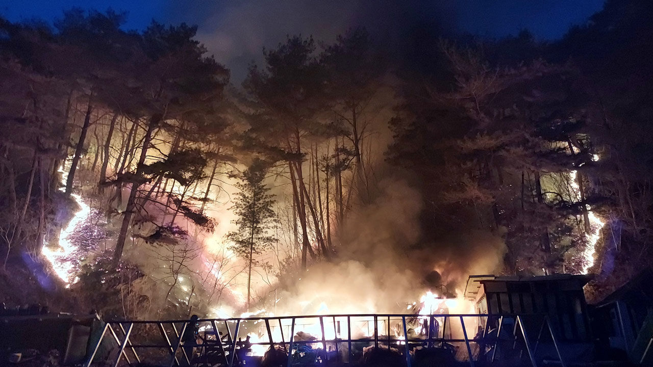 윤호중 행안장관, 강원 인제 산불에 "조기 진화 총력" 지시