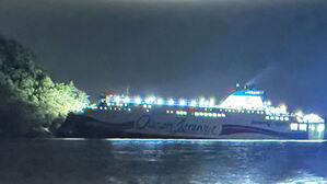 휴대전화 보다 '267명 여객선' 좌초…항해사 체포