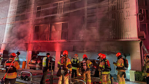 서울 양천구 아파트서 화재…대응 1단계 발령 진화