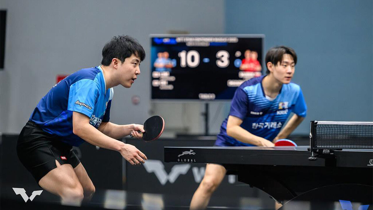 임종훈-오준성, 세계 1위 '르브렁 형제' 꺾고 결승행