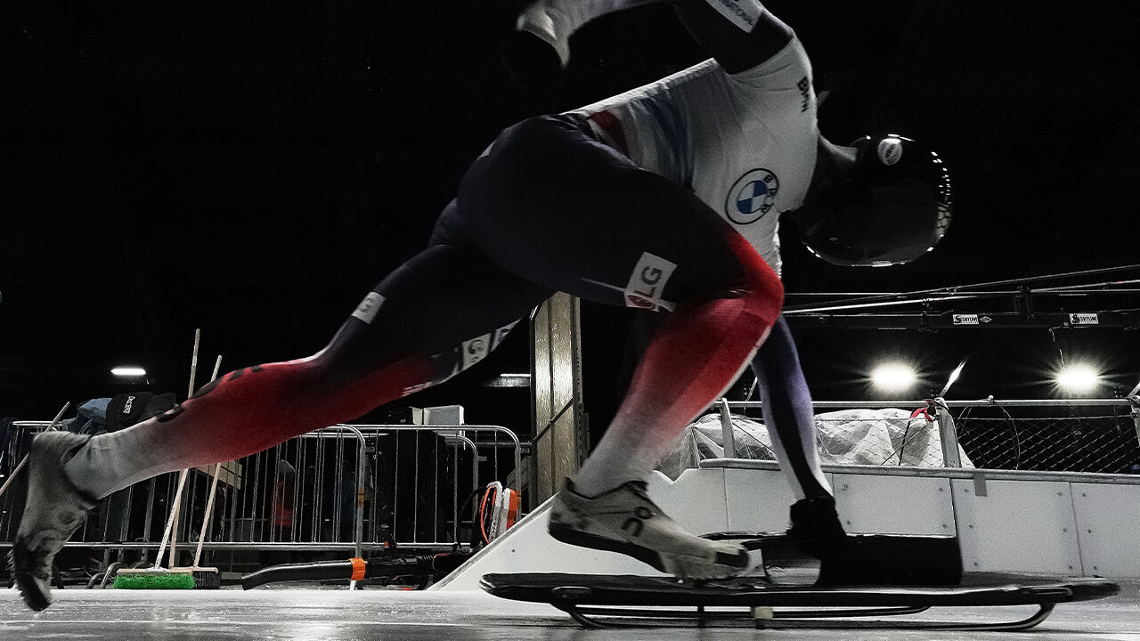 스켈레톤 정승기, 올림픽 트랙서 치른 부상 복귀전서 5위