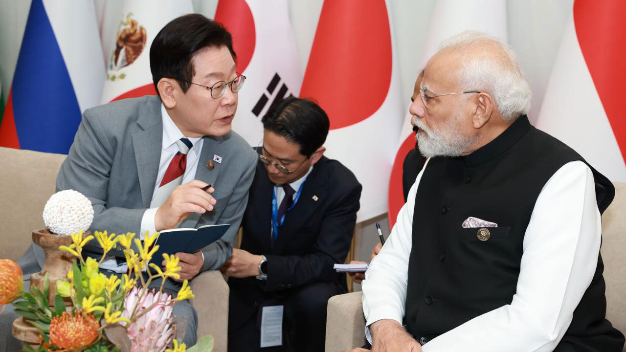 이 대통령, 인도·브라질 정상과 회동…협력강화 논의