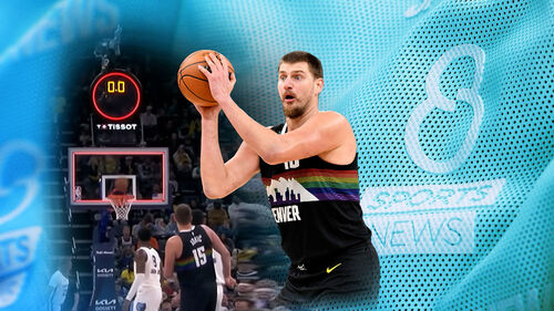 'NBA 괴물센터' 요키치, 중앙선 버저비터