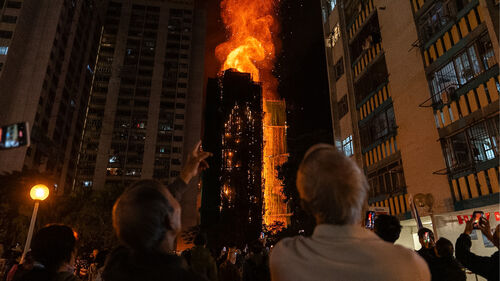 44명 사망·279명 실종…"최악의 참사" 한밤 홍콩 아비규환