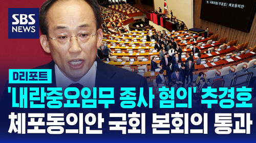 [D리포트] 내란중요임무 종사 혐의 추경호 체포동의안 국회 통과