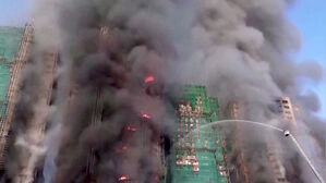 순식간에 확산…'대나무 비계·그물망'이 불쏘시개