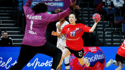 한국, 여자핸드볼 세계선수권 2차전서 앙골라에 패배