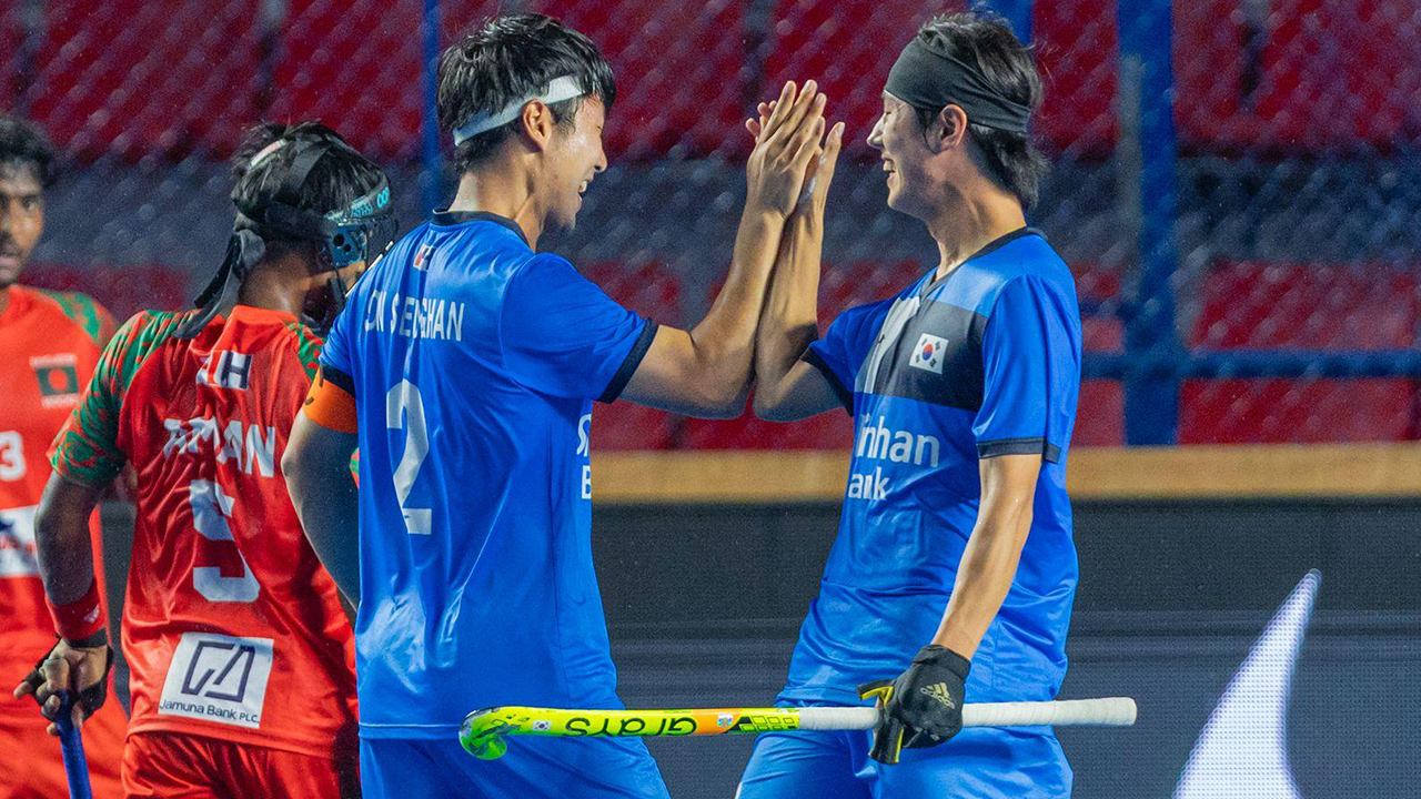 한국, 주니어 남자하키 월드컵 2차전서 방글라데시와 비겨