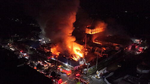 제주 서귀포 야적장서 불…소방 대응 1단계 발령