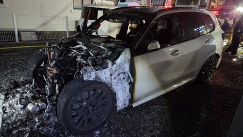 "모델하우스 직원 응대에 불만" 주차 차량 방화 50대 구속영장